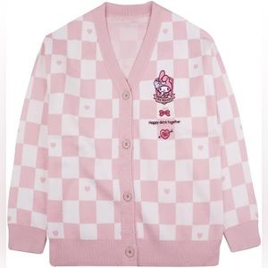 Women's Japan Cute Cardigan Sweater Kawaii JK Uniform Cardigan Cosplay My Melody